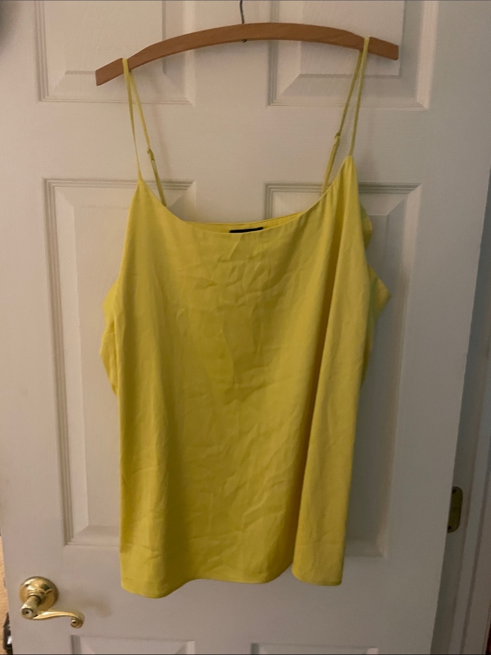 Lane Bryant Lemon Yellow Spaghetti Strap Cami